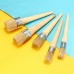 20 25 30 40 50mm Professional Chalk Paint Wax Brushes Painting Natural Bristles Cleaning Brush