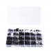 Suleve MXCH11 1220Pcs M2 M3 M4 M5 Carbon Steel Pan Head Hex Socket Screw Hex Screws Nut Assortment Kit