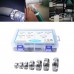 140Pcs Set Hose Clamp Stainless Steel Fuel Pipe Tube Clips Crimping Tool 5 8  21mm