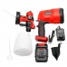 18V Electric Cordless Spray Gun 800ml Household Paint Sprayer High Pressure Flow Control Easy Airbrush