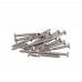 Suleve M3SP4 100Pcs M3 304 Stainless Steel Cross Flat Head Self Tapping Screw Wood Screws Speaker Screws Optional Length