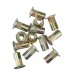 Suleve MXZN7 300Pcs Mixed Steel Rivet Nut Rivnuts Blindnuts Nutserts M3  12mm Nut Insert Rivet Assortment Kits