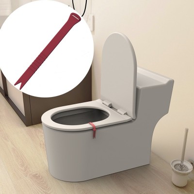 5 PCS TG01 Silicone Streamer Toilet Seat Cover Lifter  Wine Red