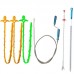 Kitchen Pipe Dredge Hook Sewer Toilet Anti  Blocking Sink Dredge Kit  Style  6 PCS Set  3