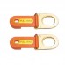 2 PCS Multifunctional Pull Ring Toilet Lid Lifter  Orange