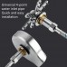 Automatic Faucet High Pressure Spray Washer  Style  Silver Soft Hose G1 2 Three  way