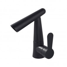 Qylt001 Horn Shape Vanity Faucet  Black