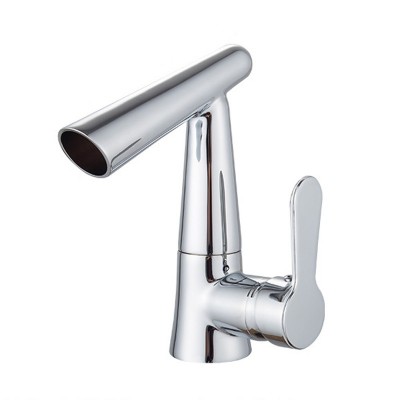 Qylt001 Horn Shape Vanity Faucet  Electroplating