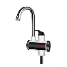 Kitchen Hot and Cold Dual  use Instant Faucets EU Plug  Style  Square Screen Type