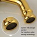 All Bronze Bathroom Basin Hot And Cold Water Faucet  Style  Electroplated Short Model