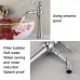 All Bronze Bathroom Basin Hot And Cold Water Faucet  Style  Electroplated Short Model