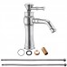 All Bronze Bathroom Basin Hot And Cold Water Faucet  Style  Electroplated Short Model Water Inlet Pipe