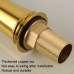 All Bronze Bathroom Basin Hot And Cold Water Faucet  Style  Electroplated Short Model Water Inlet Pipe