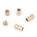 Suleve MXBN10 450Pcs M2 M3 M4 Brass Knurled Thread Nuts Insert Embedment Nuts Assortment Kit