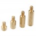 Suleve M4BH2 180Pcs M4 Male  Female Brass Hex Column Standoff Support Spacer Pillar for PCB Board